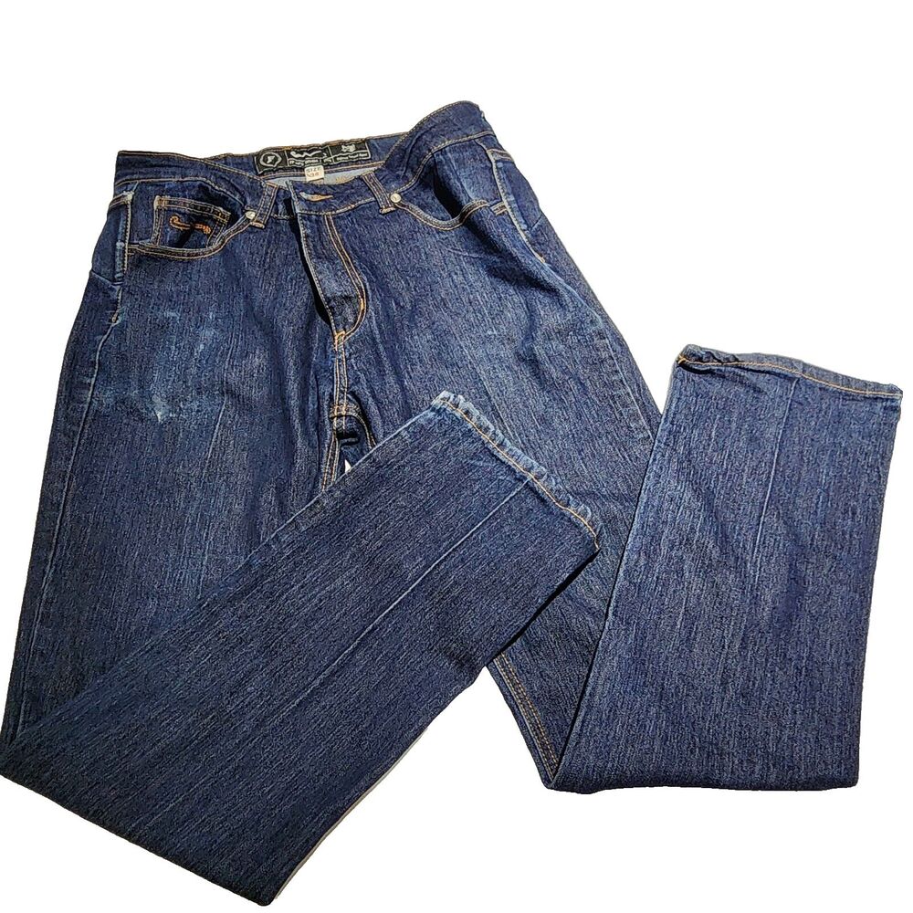 FP MFG‎ Vintage Mens Footprint Denim Jeans Engineered Technical Apparel 34Wx32L